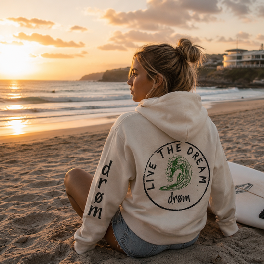Kids Hoodie The Wave Design