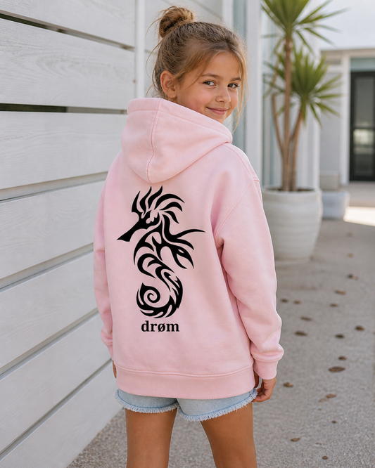 Kids Hoodie Sea Horse Design