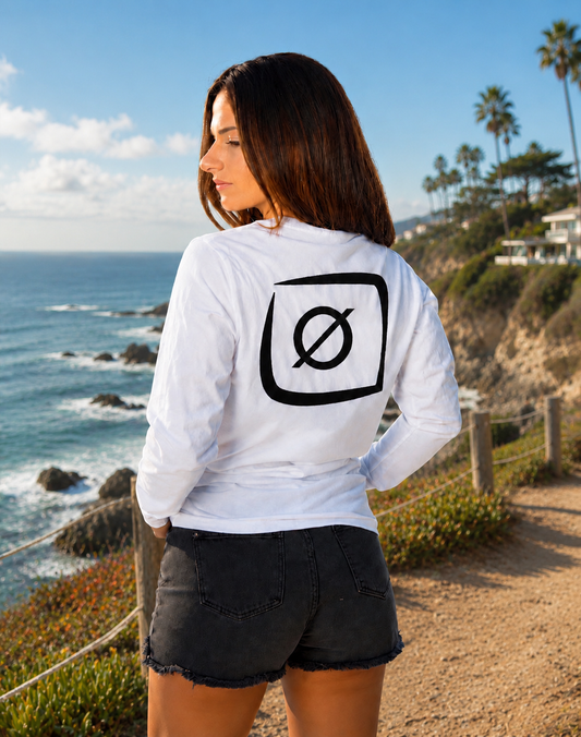 Womens Long Sleeve Box Logo Design
