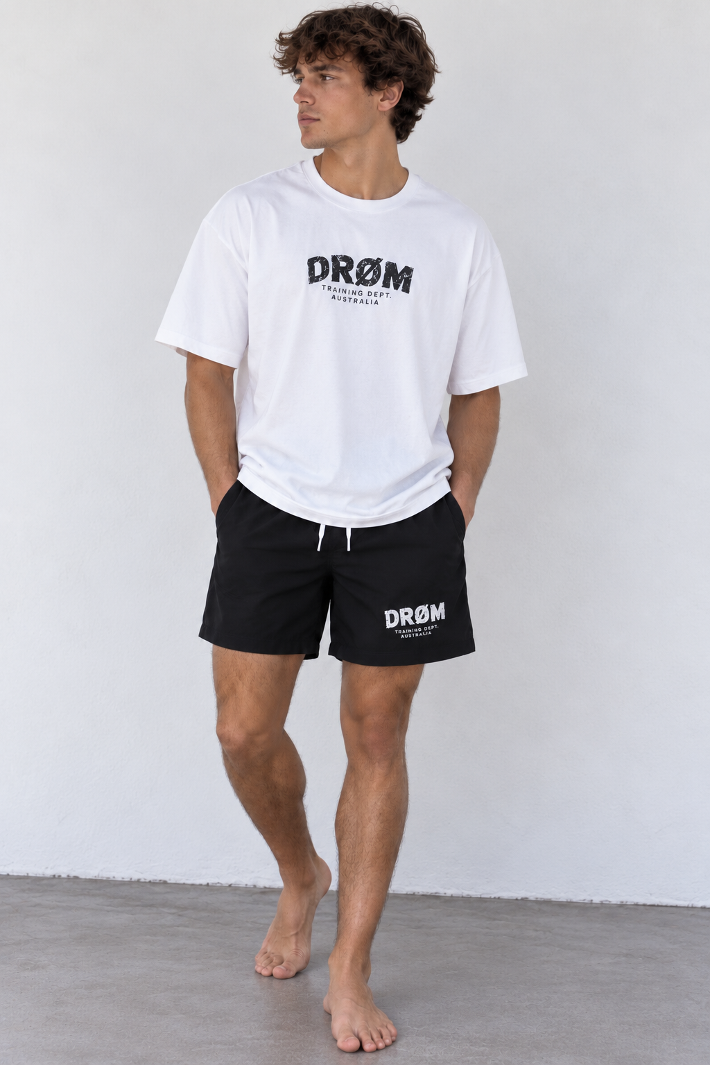 Mens Shorts and Oversize Tee Special - drom 17 Training design