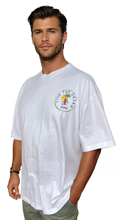 Mens Tee Oversize Island Design
