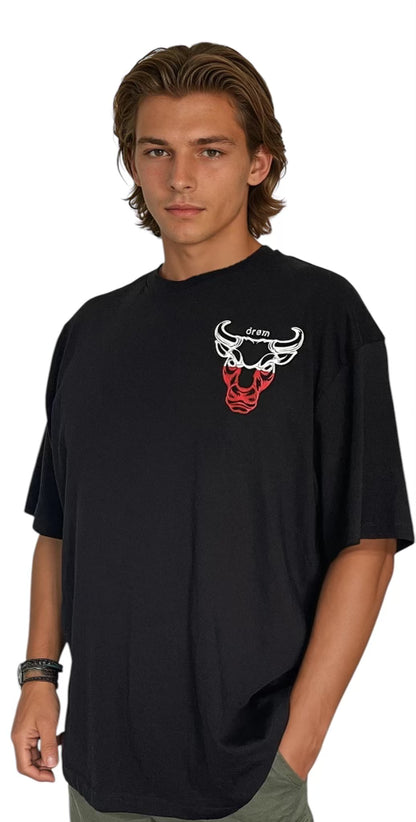 Mens Tee Oversize Red Bull Design