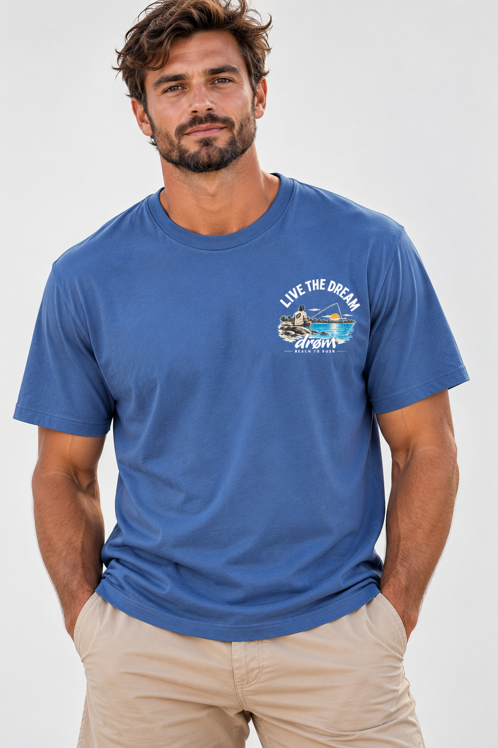 Men’s Tee - Fishing Design