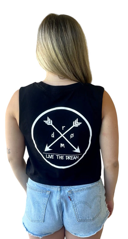 Womens Crop Arrows Design