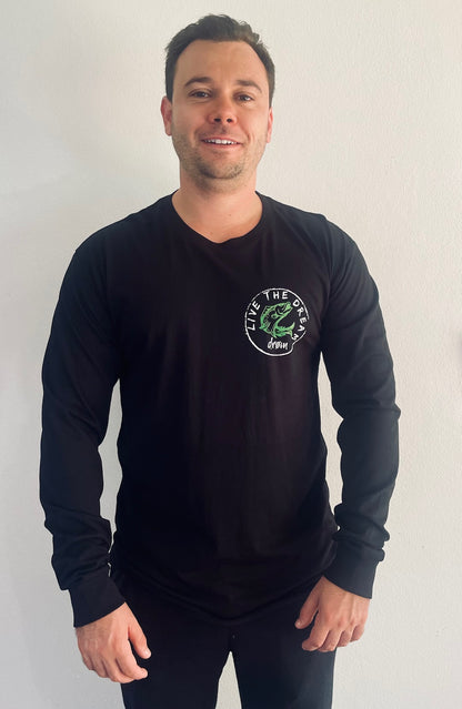 Mens Long Sleeve Tee Barra Design