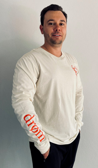 Mens Long Sleeve Tee Red Bull Design