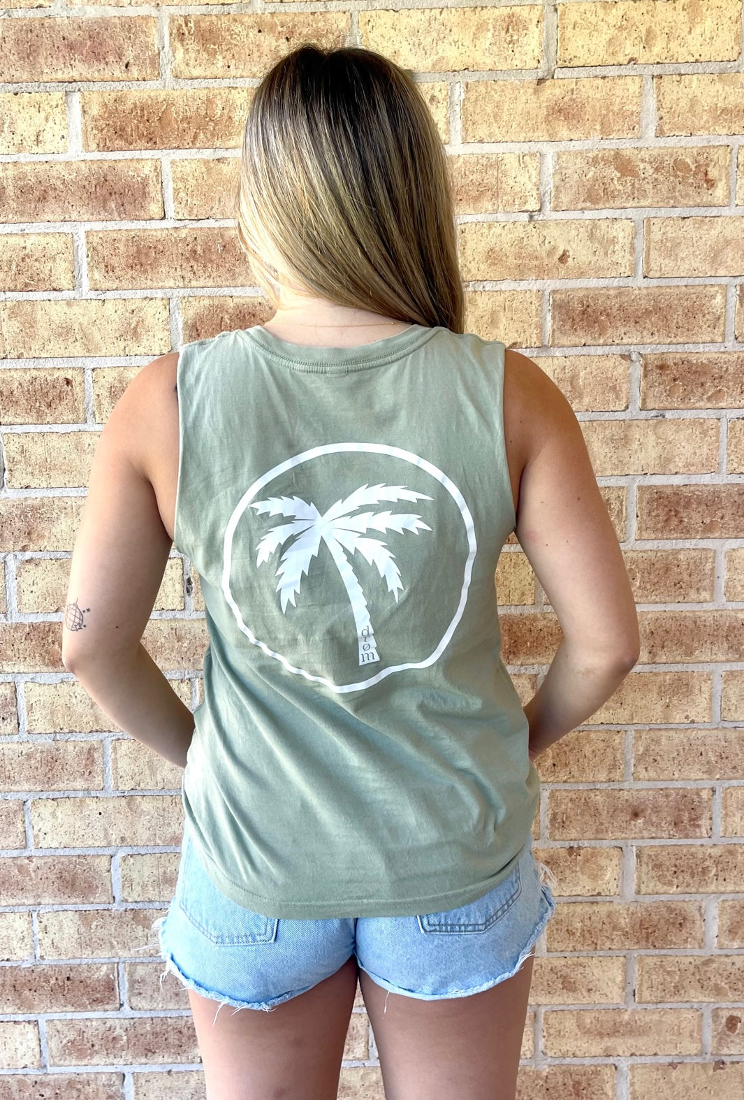 Ladies Tank - Palm Tree