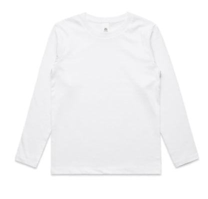 Girls Long Sleeve Tee Triple Triangle Design