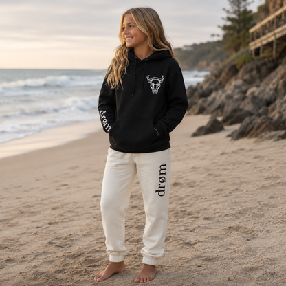 Girls Tracksuit drøm Bull Black top with Sand pants