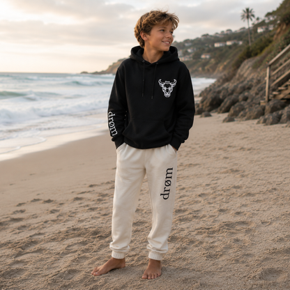 Boys Tracksuit drøm Bull Black top with Sand pants