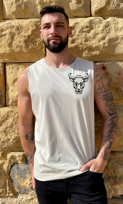 Tank - Black or White Bull design