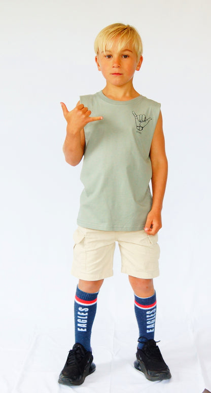 Kids Tank Hang Loose Design