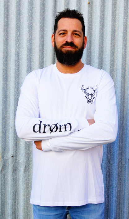 Long Sleeve -  Black or White Bull