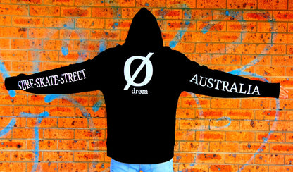 Mens Premium Oversize Heavy Hoodie drøm Logo Design
