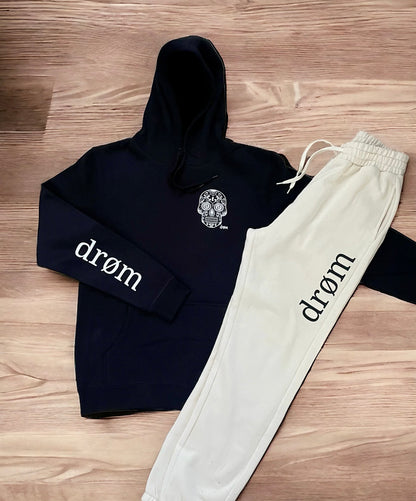 Tracksuit drøm Sugar Skull Black top with Sand pants