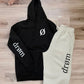 Tracksuit - Logo - Black top - Sand pants