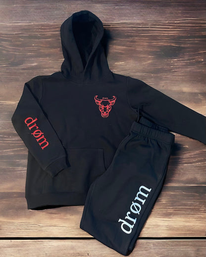 Womens Tracksuit drøm Red Bull Top with Black Pants