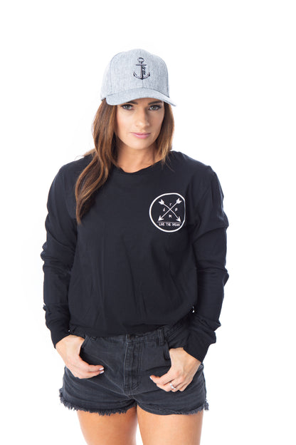 Long Sleeve Tee Live the Dream Arrows Design