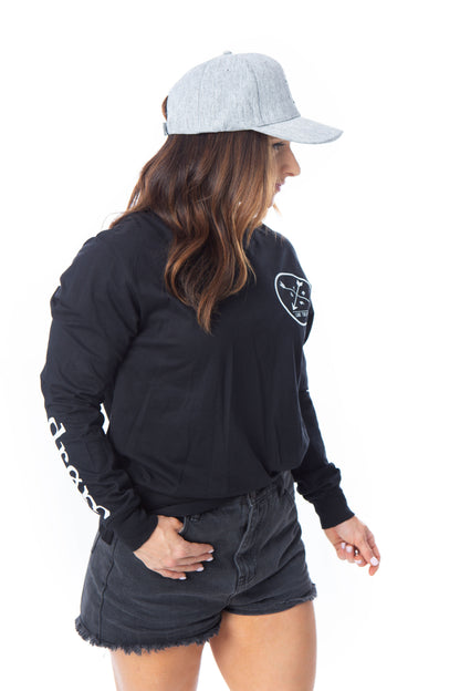 Long Sleeve Tee Live the Dream Arrows Design