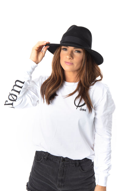 Womens Long Sleeve Tee New drøm Logo Design