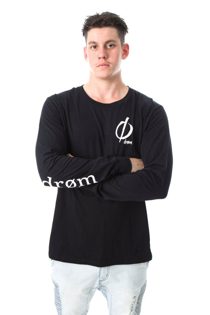 Mens Long Sleeve Tee New Logo drøm Design