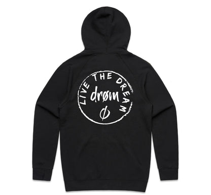 Mens Zip Hoodie drøm Logo Design