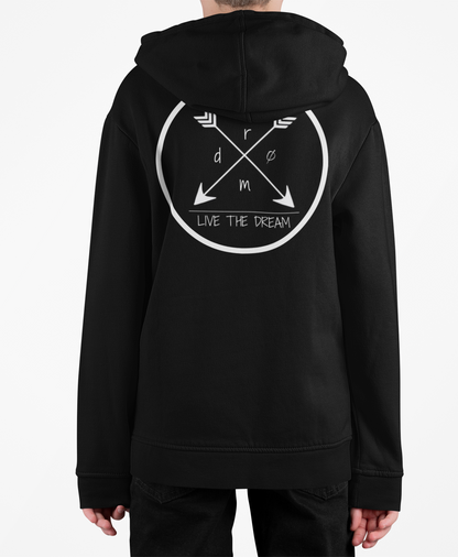 Kids Hoodie Live the Dream Arrows Design