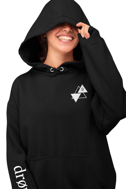 Womens Hoodie Triple Triangle Design