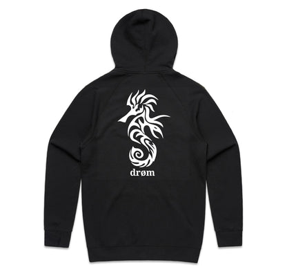 Mens Hoodie Sea Horse Design